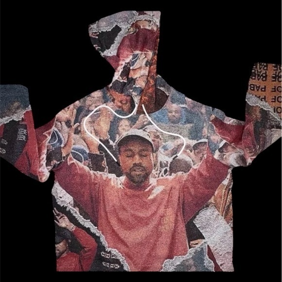 Life of Pablo Kanye West Tapestry Hoodie NWT Size XL